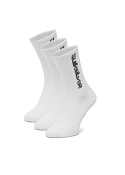Skarpety długie Quiksilver AS_QUIKSILVER_100W_SS25 (3-PACK) Biały ze sklepu eobuwie.pl w kategorii Skarpetki męskie - zdjęcie 188027230