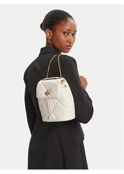 Plecak Tory Burch Kira Diamond 170485 Biały ze sklepu eobuwie.pl w kategorii Plecaki - zdjęcie 188027244