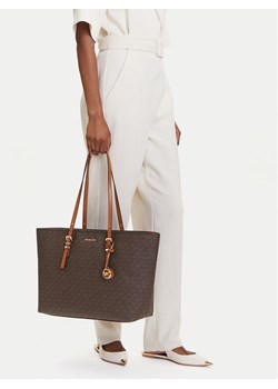 Torebka MICHAEL Michael Kors Quinn 30T5GQNT9B Brązowy ze sklepu eobuwie.pl w kategorii Torby Shopper bag - zdjęcie 188027363