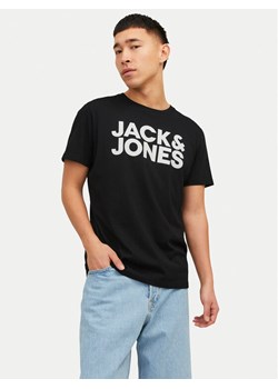 Jack & Jones T-Shirt Crop Logo 12151955 Czarny Regular Fit ze sklepu MODIVO w kategorii T-shirty męskie - zdjęcie 188027740