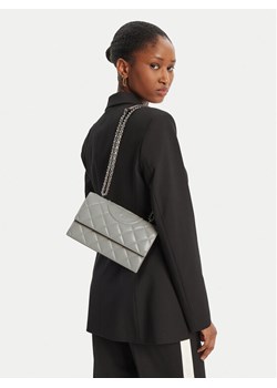 Tory Burch Torebka Fleming Small Convertible Shoulder Bag 164800 Szary ze sklepu MODIVO w kategorii Kopertówki - zdjęcie 188027823