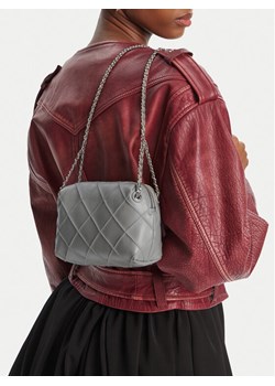 Tory Burch Torebka Fleming Small 169226 Szary ze sklepu MODIVO w kategorii Kopertówki - zdjęcie 188027833