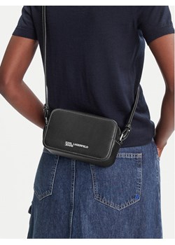 Karl Lagerfeld Jeans Torebka A3W30012 Czarny ze sklepu MODIVO w kategorii Listonoszki - zdjęcie 188027891