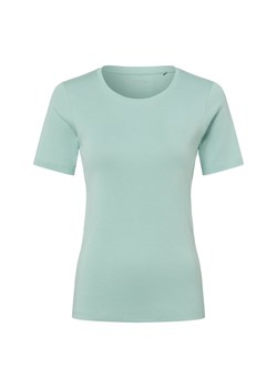 brookshire T-shirt damski Kobiety Bawełna seledynowy jednolity ze sklepu vangraaf w kategorii Bluzki damskie - zdjęcie 188028582