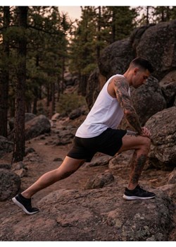 Sinsay - Bawełniana koszulka na ramiączkach - biały ze sklepu Sinsay w kategorii T-shirty męskie - zdjęcie 188029053