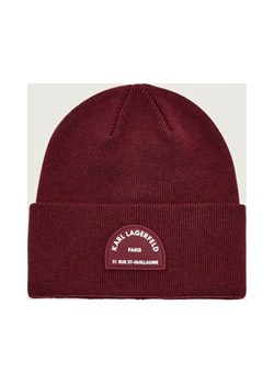 Karl Lagerfeld Czapka k/rsg | z dodatkiem wełny ze sklepu Gomez Fashion Store w kategorii Czapki zimowe damskie - zdjęcie 188029141