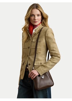Torebka LAUREN RALPH LAUREN 431966750008 Brązowy ze sklepu eobuwie.pl w kategorii Listonoszki - zdjęcie 188029324