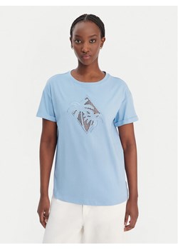 Liu Jo T-Shirt WA6413 JS904 Niebieski Regular Fit ze sklepu MODIVO w kategorii Bluzki damskie - zdjęcie 188030090
