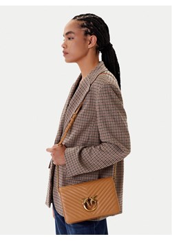 PINKO Torebka Love Click Classic PE 25 PLTT 100063 A0GK Brązowy ze sklepu MODIVO w kategorii Listonoszki - zdjęcie 188030151