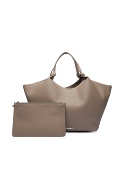 DKNY Torebka R42BAE48 Beżowy ze sklepu MODIVO w kategorii Torby Shopper bag - zdjęcie 188030170