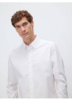 Reserved - Bawełniana koszula super slim fit - biały ze sklepu Reserved w kategorii Koszule męskie - zdjęcie 188031133