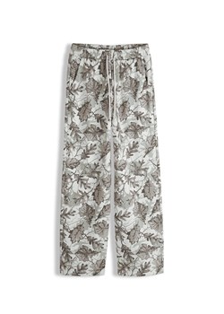 GATE Szerokie spodnie dresowe z nadrukiem 32 ze sklepu gateshop w kategorii Spodnie damskie - zdjęcie 188031414