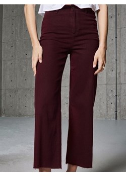 Sinsay - Jeansy culotte - bordowy ze sklepu Sinsay w kategorii Jeansy damskie - zdjęcie 188031520