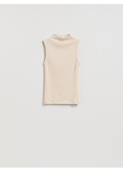 Reserved - Bluzka z modalem - beżowy ze sklepu Reserved w kategorii Bluzki damskie - zdjęcie 188031850