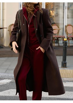 Reserved - Dresowe joggery - bordowy ze sklepu Reserved w kategorii Spodnie damskie - zdjęcie 188031892