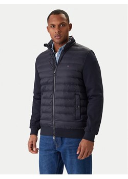 Tommy Hilfiger Kurtka przejściowa Mix Media Ess MW0MW41329 Granatowy Regular Fit ze sklepu MODIVO w kategorii Kurtki męskie - zdjęcie 188032031