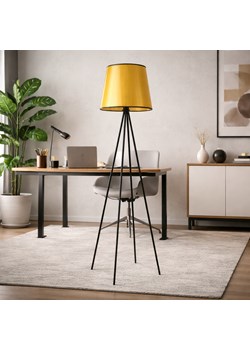 Czarna lampa stojąca w stylu loftowym PANAMA MIRROR ze sklepu Lysne w kategorii Lampy podłogowe - zdjęcie 188032763