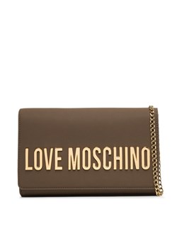 Torebka LOVE MOSCHINO JC4103PP1OKD0203 Brązowy ze sklepu eobuwie.pl w kategorii Kopertówki - zdjęcie 188033334