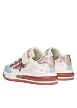 Geox Sneakersy J Sketlite Girl J65NWA 054AJ C1Z8W S Biały ze sklepu MODIVO w kategorii Buty sportowe dziecięce - zdjęcie 188033621