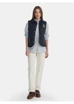 LAUREN RALPH LAUREN Kamizelka 297P10887001 Granatowy Regular Fit ze sklepu MODIVO w kategorii Kamizelki damskie - zdjęcie 188033693