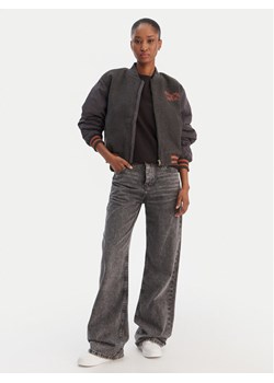 RVCA Kurtka bomber Ryan 23B163507 Szary Regular Fit ze sklepu MODIVO w kategorii Kurtki damskie - zdjęcie 188033703