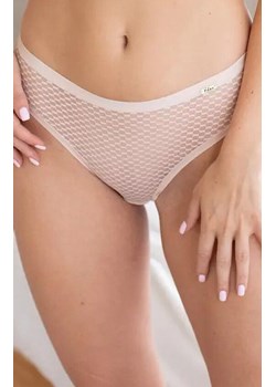 Stringi damskie z miękkiej siateczki pudrowy róż 3509 Candle, Kolor róż pudrowy, Rozmiar S, KLEO ze sklepu Intymna w kategorii Majtki damskie - zdjęcie 188034153