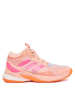 adidas Buty halowe Crazyflight 6 Mid KI8513 Różowy ze sklepu MODIVO w kategorii Buty sportowe damskie - zdjęcie 188035050