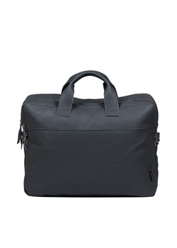 popielata torba skórzana na ramię i do ręki King ze sklepu Słoń Torbalski w kategorii Torby na laptopa - zdjęcie 188035503