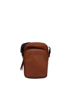 brązowa  męska torba skórzana  na ramię  Gustaw ze sklepu Słoń Torbalski w kategorii Torby męskie - zdjęcie 188035520