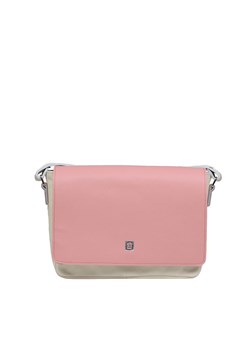 biało różowa torebka damska skórzana  listonoszka na ramię Kylie ze sklepu Słoń Torbalski w kategorii Listonoszki - zdjęcie 188035571