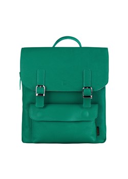 zielony plecak skórzany Teofila ze sklepu Słoń Torbalski w kategorii Plecaki - zdjęcie 188035670