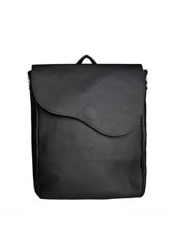czarny plecak skórzany Kora, duży i pojemny ze sklepu Słoń Torbalski w kategorii Plecaki - zdjęcie 188035710