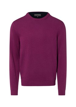 Finshley & Harding Sweter z zawartością kaszmiru Mężczyźni Bawełna malinowy marmurkowy ze sklepu vangraaf w kategorii Swetry męskie - zdjęcie 188035790