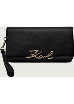 Karl Lagerfeld Skórzany portfel k/signature ze sklepu Gomez Fashion Store w kategorii Portfele damskie - zdjęcie 188035924