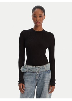 HUGO Sweter Somya_B 50554221 Czarny Slim Fit ze sklepu MODIVO w kategorii Swetry damskie - zdjęcie 188037193