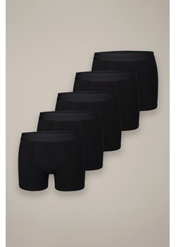 Zestaw 5 Par Czarnych Bokserek z Bawełną ze sklepu Lancerto S.A. w kategorii Majtki męskie - zdjęcie 188037663