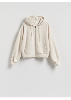 Reserved - Oversizowa bluza - beżowy ze sklepu Reserved w kategorii Bluzy damskie - zdjęcie 188037753