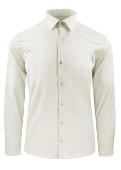 Elegancka Koszula Męska - Victorio - Kolor Kości Słoniowej (Ecru) KSDWVCTO757RG ze sklepu JegoSzafa.pl w kategorii Koszule męskie - zdjęcie 188037854