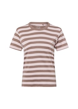 Marie Lund Koszulka damska Kobiety Bawełna taupe w paski ze sklepu vangraaf w kategorii Bluzki damskie - zdjęcie 188038122