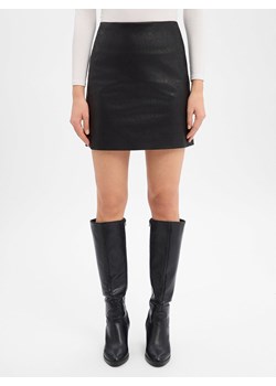 Drykorn Damska spódniczka mini - Gentilie Kobiety Sztuczna skóra czarny jednolity ze sklepu vangraaf w kategorii Spódnice - zdjęcie 188038132