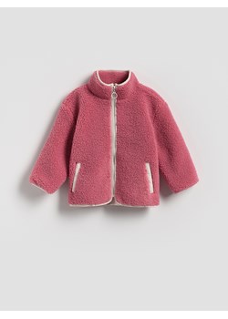 Reserved - Kurtka z imitacji baranka - różowy ze sklepu Reserved w kategorii Kurtki dziewczęce - zdjęcie 188038333