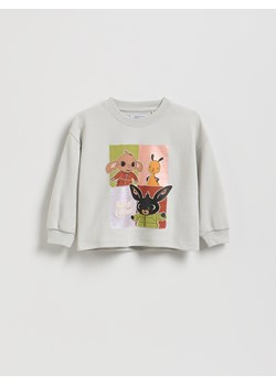 Reserved - Bluzka Bing - jasnoszary ze sklepu Reserved w kategorii Bluzki dziewczęce - zdjęcie 188038352