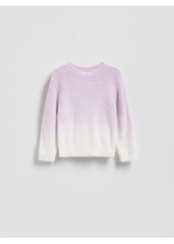 Reserved - Sweter z efektem ombre - fioletowy ze sklepu Reserved w kategorii Swetry dziewczęce - zdjęcie 188038383