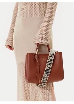 Torebka Emporio Armani EW000361 AF12103 M6030 Brązowy ze sklepu eobuwie.pl w kategorii Torebki damskie - zdjęcie 188038574