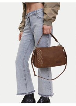 Torebka Desigual Habana 25SAXPAD Brązowy ze sklepu eobuwie.pl w kategorii Listonoszki - zdjęcie 188038684