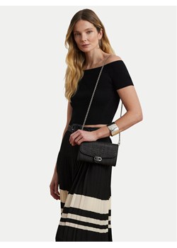 Torebka LAUREN RALPH LAUREN 432966881002 Czarny ze sklepu eobuwie.pl w kategorii Kopertówki - zdjęcie 188038714