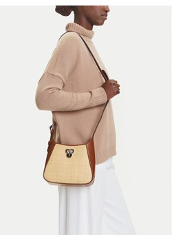 Torebka LAUREN RALPH LAUREN 431966751001 Brązowy ze sklepu eobuwie.pl w kategorii Torebki damskie - zdjęcie 188038720