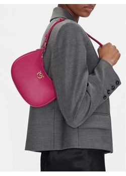 PINKO Torebka Half Moon Baby AI 24-25 PLTT 103538 A0F1 Różowy ze sklepu MODIVO w kategorii Torebki damskie - zdjęcie 188039081