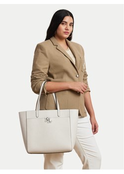 LAUREN RALPH LAUREN Torebka 431960183003 Biały ze sklepu MODIVO w kategorii Torby Shopper bag - zdjęcie 188039091