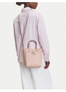 LAUREN RALPH LAUREN Torebka Cameryn 431966760004 Różowy ze sklepu MODIVO w kategorii Torby Shopper bag - zdjęcie 188039101